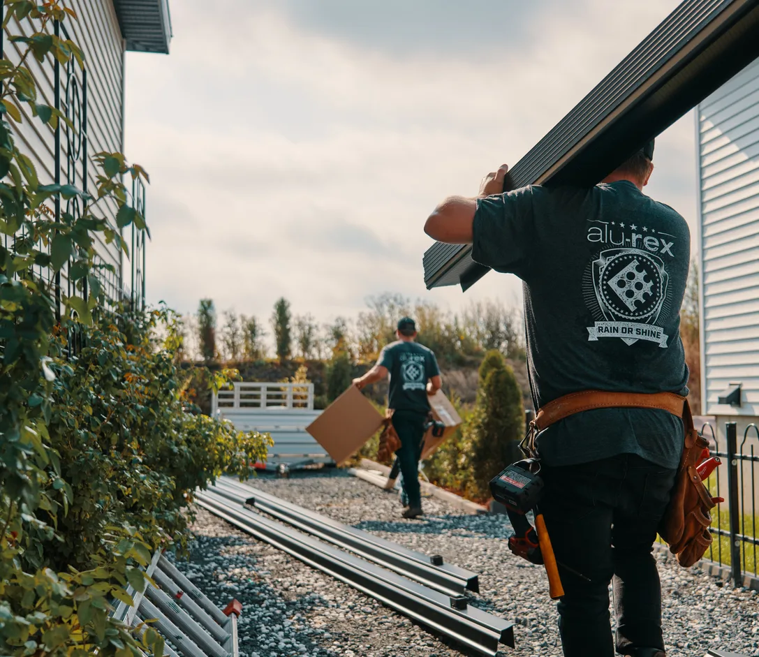 Installation de gouttières adaptée à votre maison par notre équipe locale